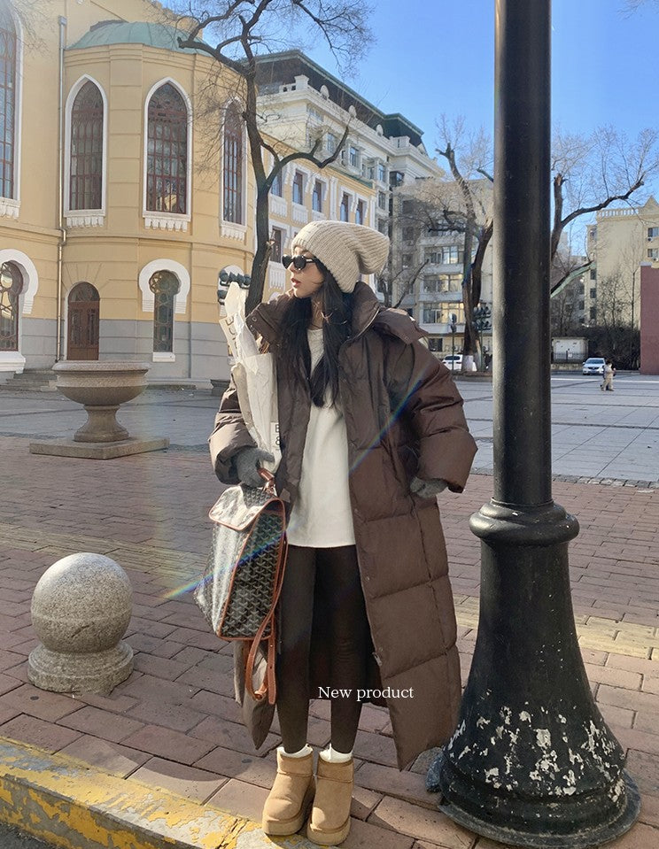 Fleece-lined loose-fit slit hem base layer top