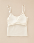Lace Back Cami with Built-In Bra
