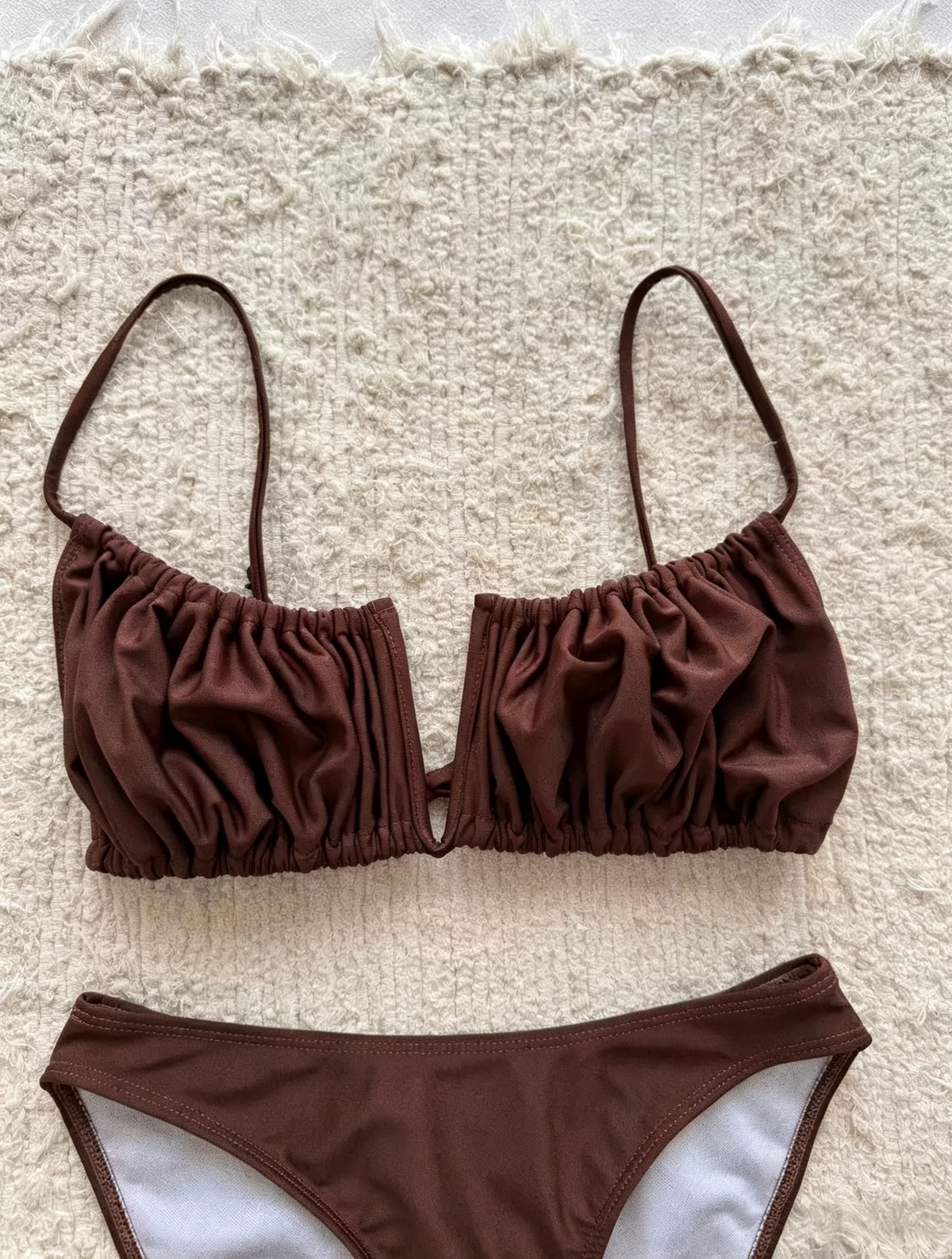 Bikini &amp; Slit Maxi Skirt 3-Piece Set