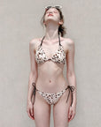 Jennie-Inspired Leopard Print 3-Piece Bikini Set