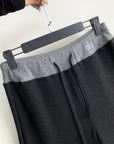 Ultra Draped Loose Straight-Leg “Shaking” Pants