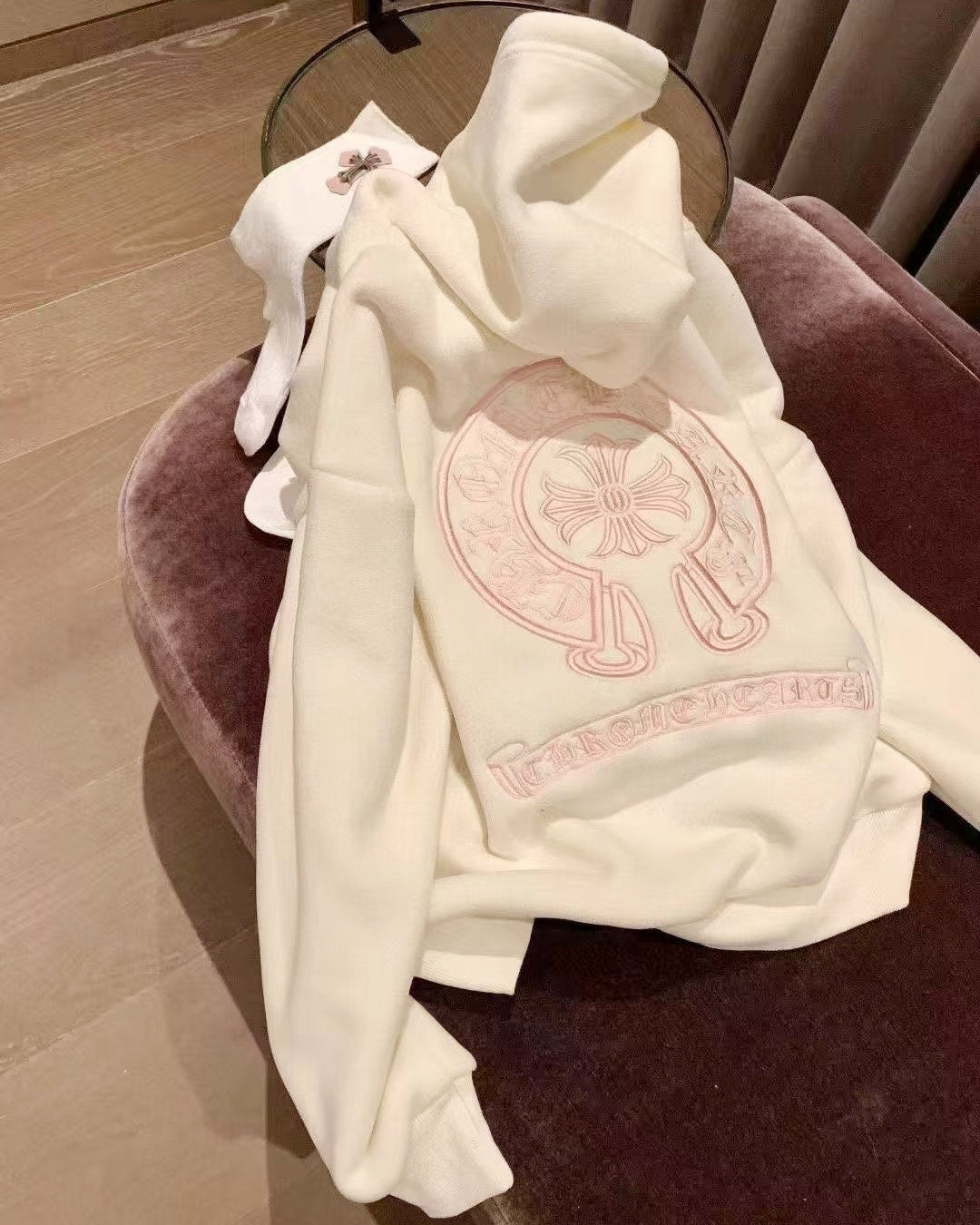Chrome Hearts Fleece Hoodie + Socks Set