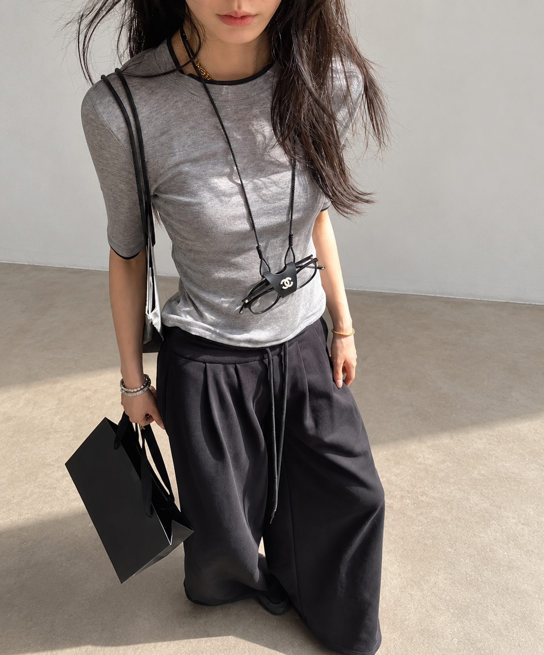 Tencel &amp;amp; Wool Stretch Top