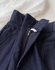 Old Money High-Waisted Wide-Leg Jeans