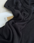 Minimalist Deep U-Neck Knit Top