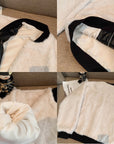 Diamond Quilted Faux Mink Eco-Friendly Fur Coat