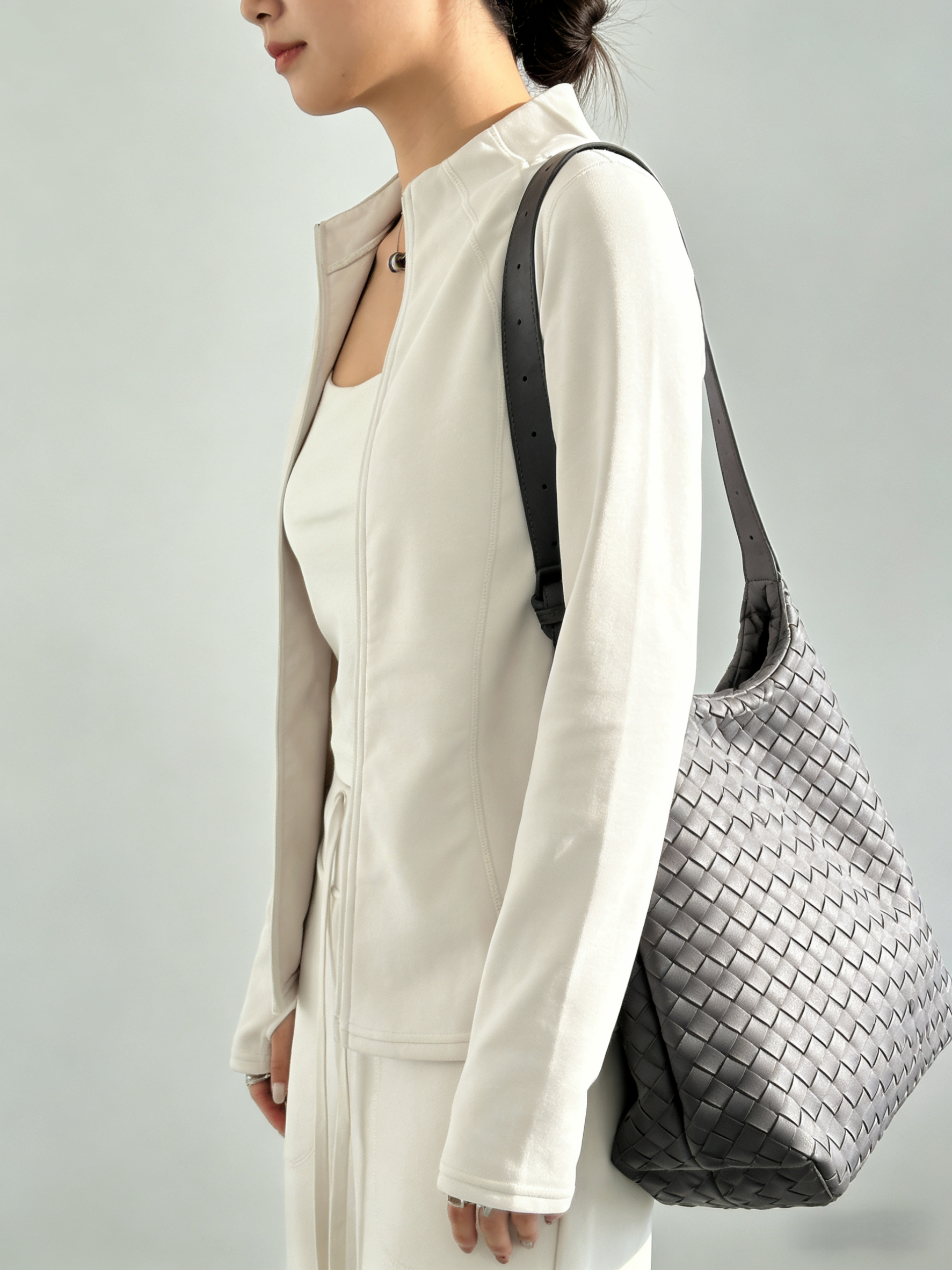 Double-sided brushed slim-fit LU-style set