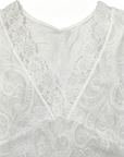 Korean Style Layered Lace V-Neck Camisole