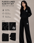 Fleece-Lined Slim Fit Set