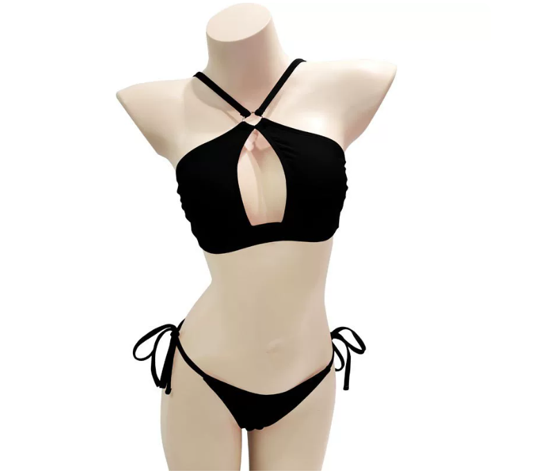Korean-Style Push-Up Halter Bikini Set