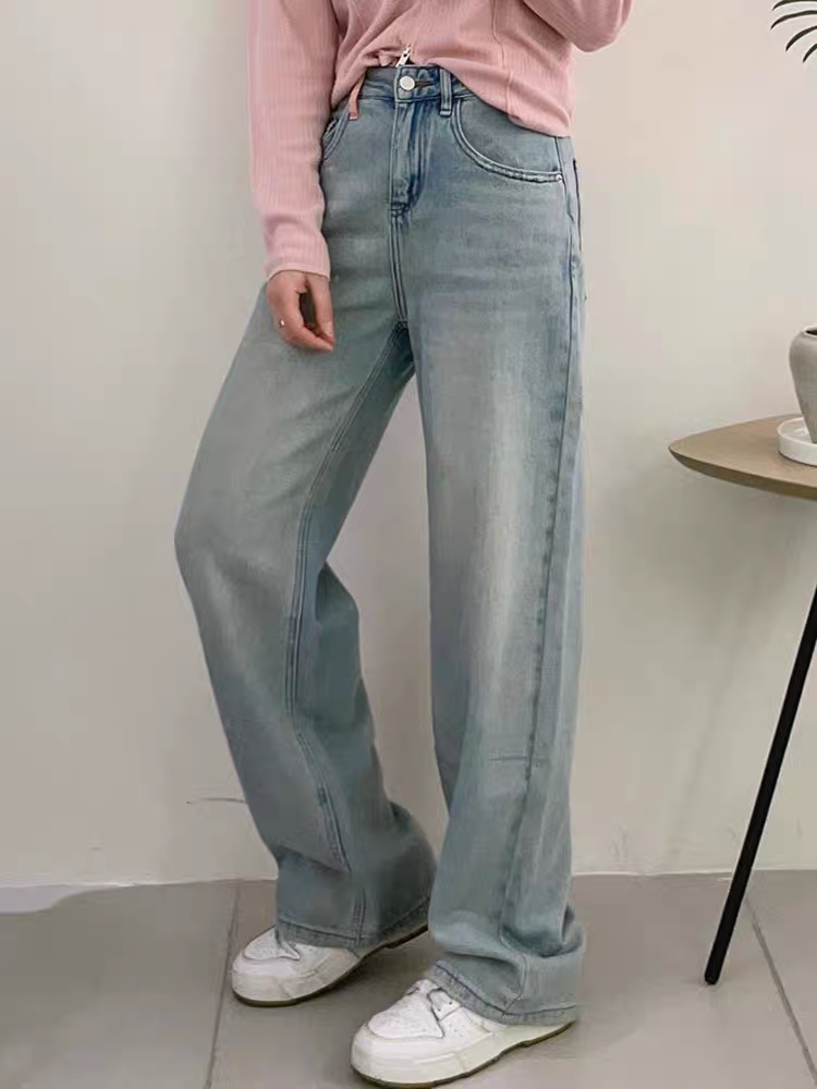Vintage Washed Blue Ultra-Soft Jeans