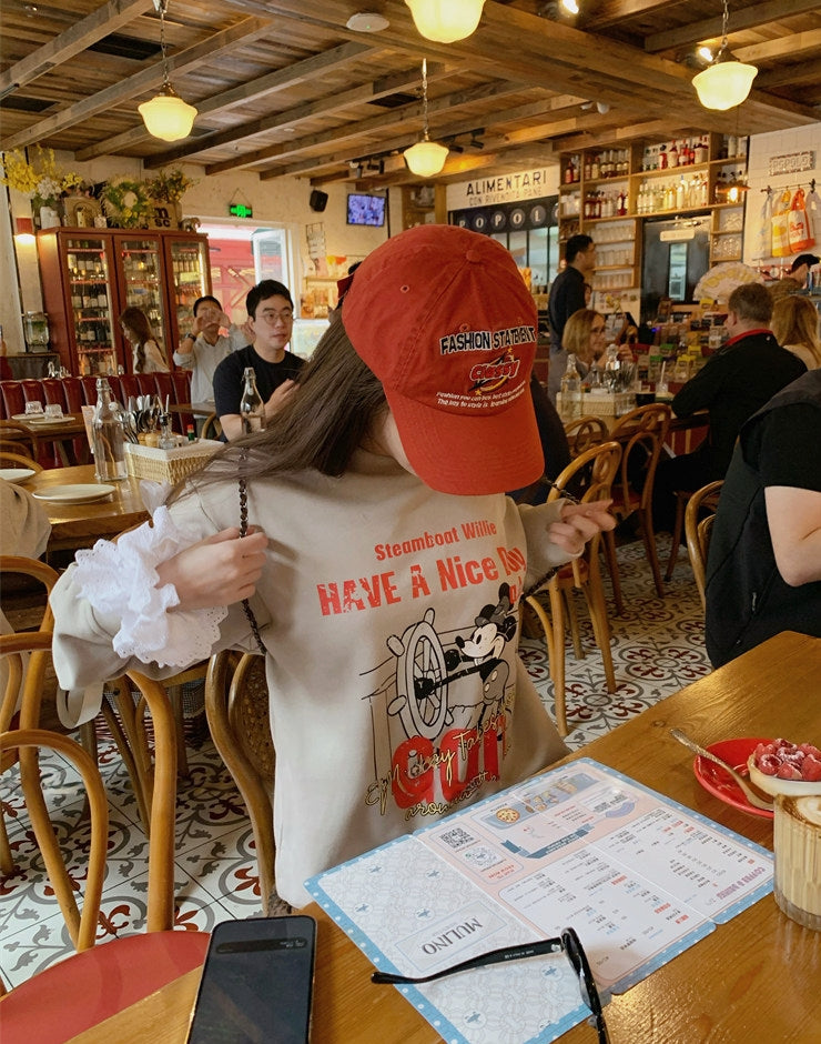 Disney Cartoon Graphic Sweatshirt