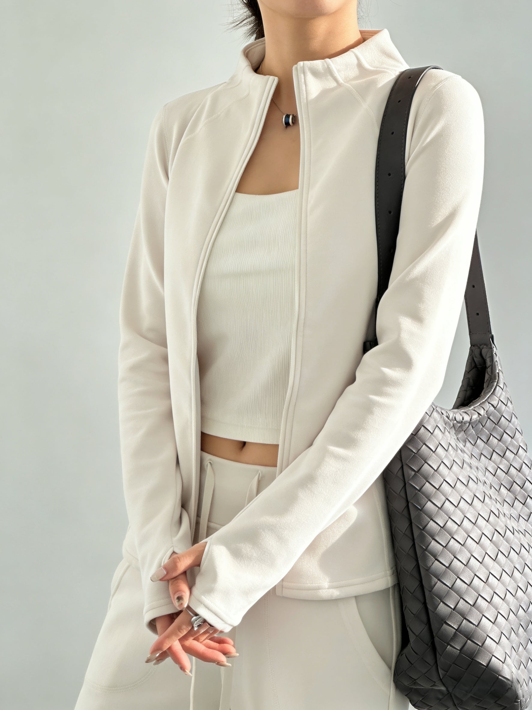 Double-sided brushed slim-fit LU-style set