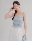 Sheep Wool Camisole with Built-In Pads