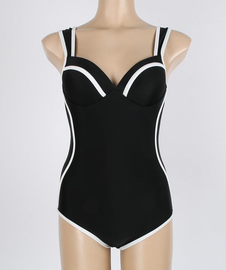 Korean AMLLIVE Stylish One-Piece Swimsuit