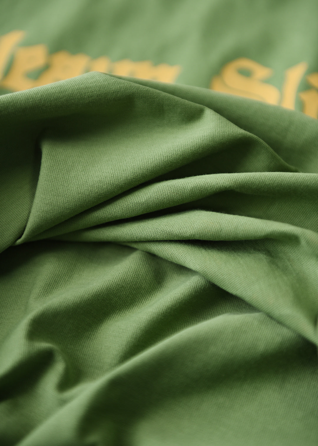 Avocado Green 100% Cotton Vintage Tee