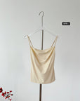 Silver Sequin Cape Top (with Camisole Lining)