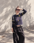 Chrome Hearts vintage flocked print cotton tee