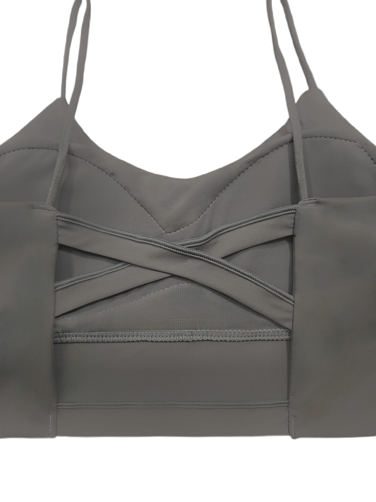 Built-In Padded Cross-Back Bra