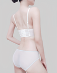 French-Style Sexy Sweet Non-Wired Bra with Latex Cups