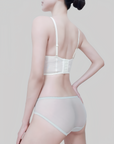 French-Style Sexy Sweet Non-Wired Bra with Latex Cups