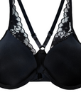 Sexy and Mysterious Lace Front Closure Bra