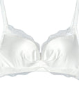 Lace Wireless Push-Up Bra for Small Busts