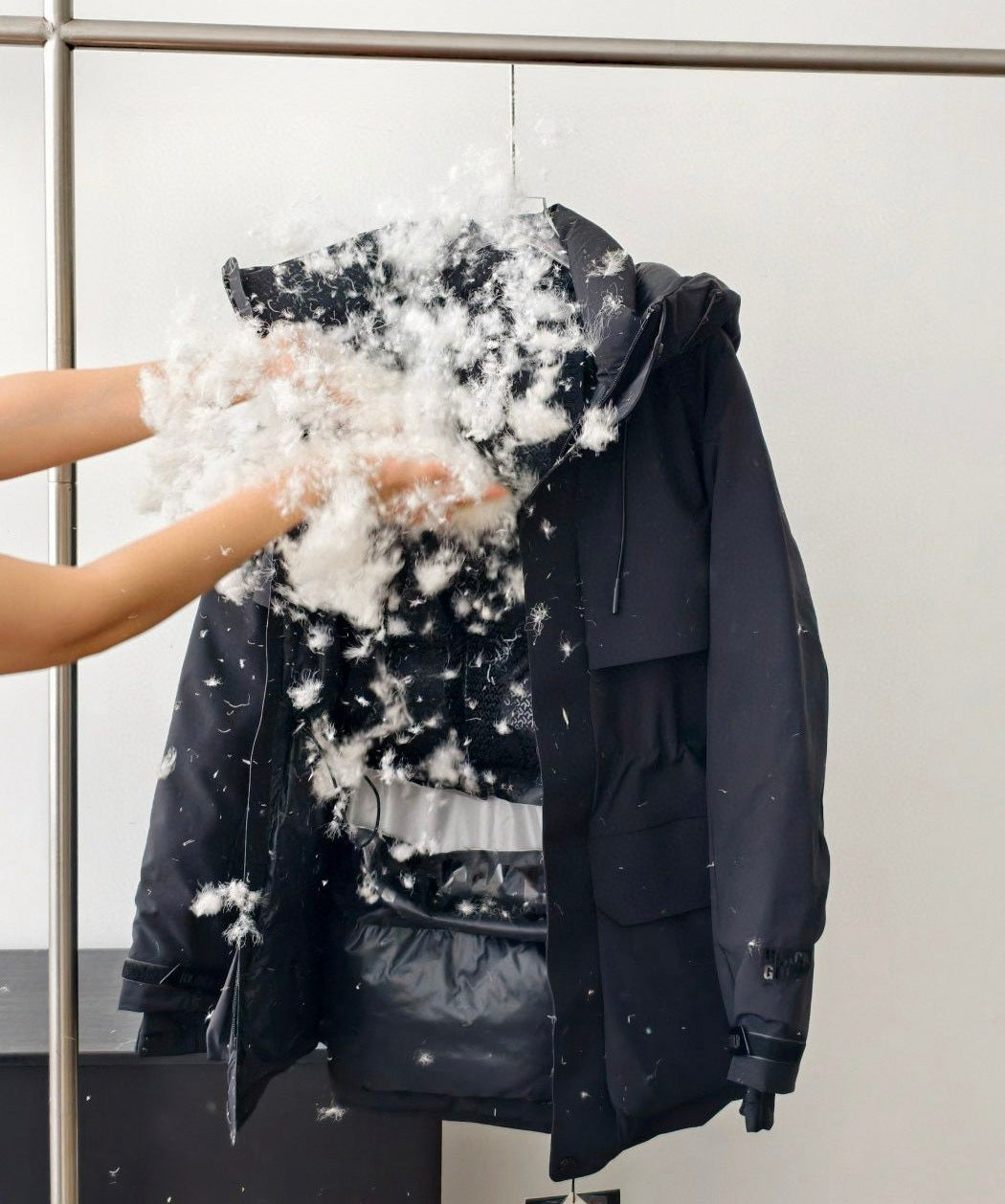 Winter White Duck Down Parka