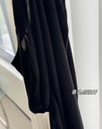 Minimalist Deep U-Neck Knit Top