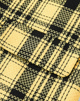 Yellow Plaid Blazer Jacket