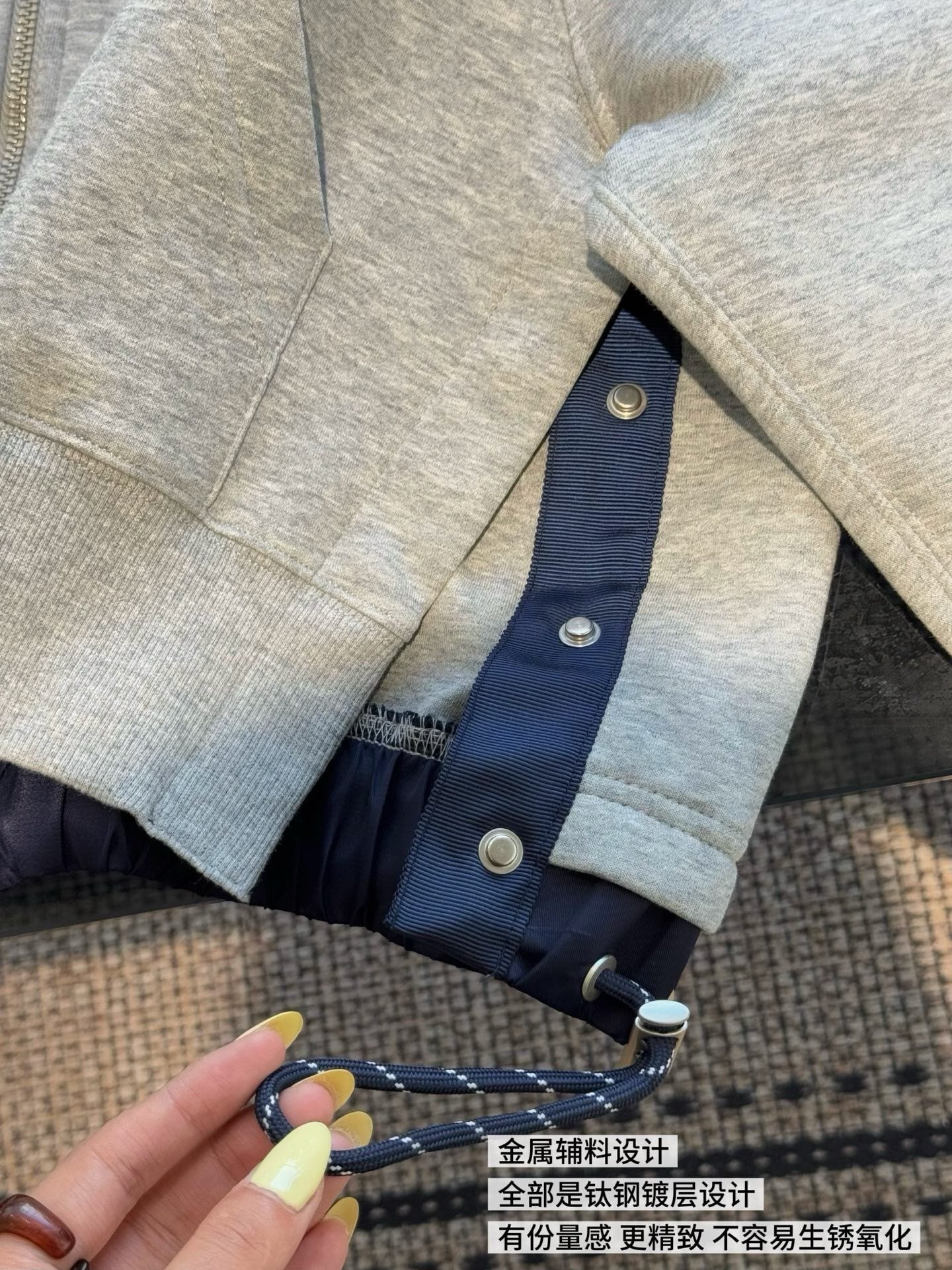 Korean Style Air-Layer Hooded Sweatshirt