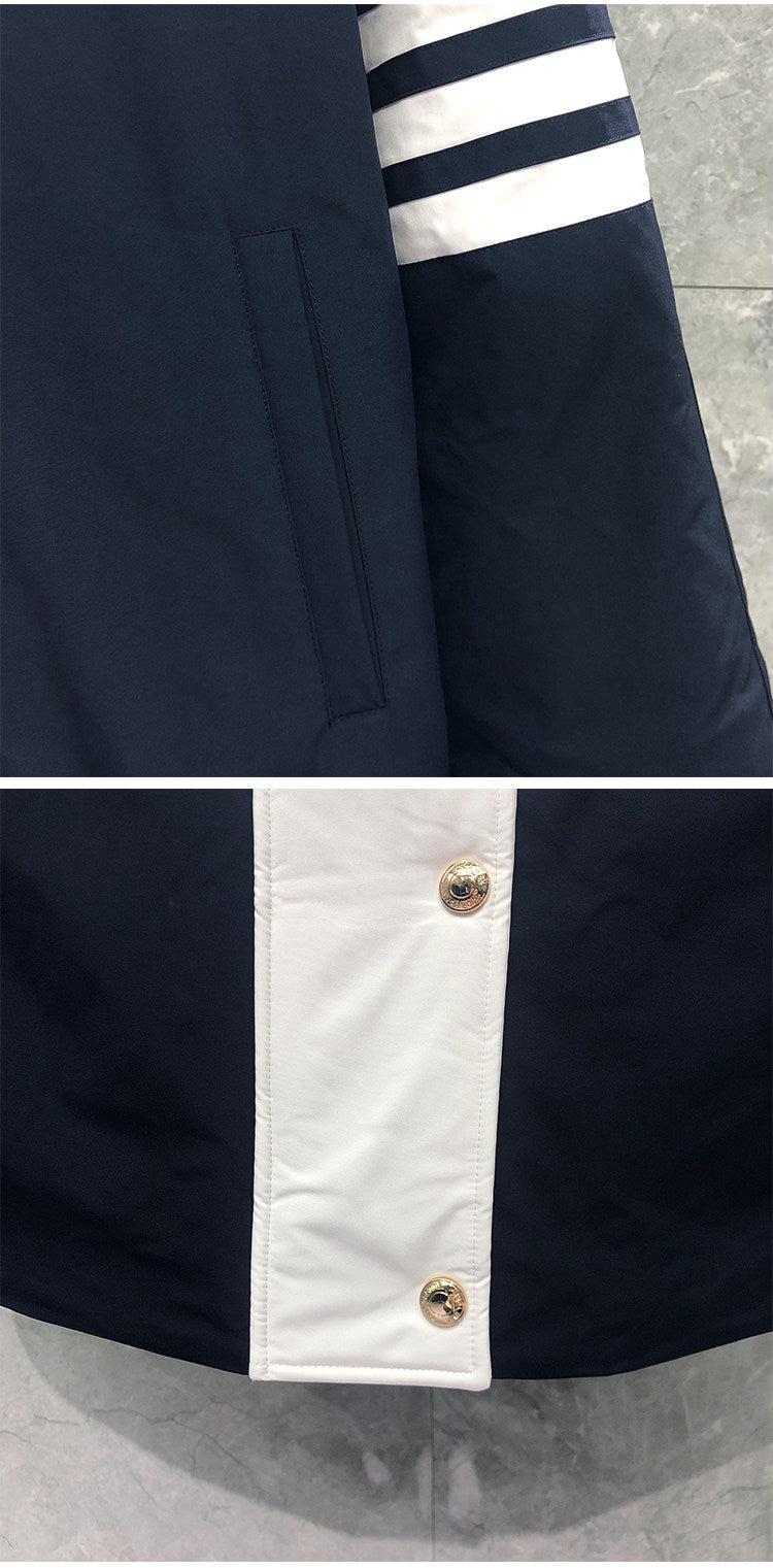 TB 90% White Duck Down Long Puffer Coat