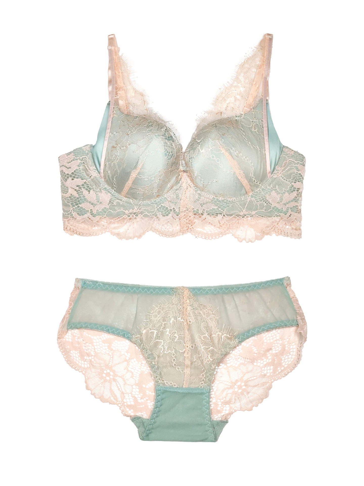 Luxurious and Elegant Lace Deep V Wire-Free Bra