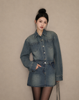 Vintage Washed Denim Dress