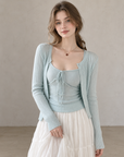 Soft Knit Cami &amp; Cardigan Set