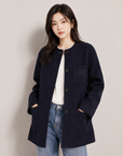 Double-Faced Wool GG Coat