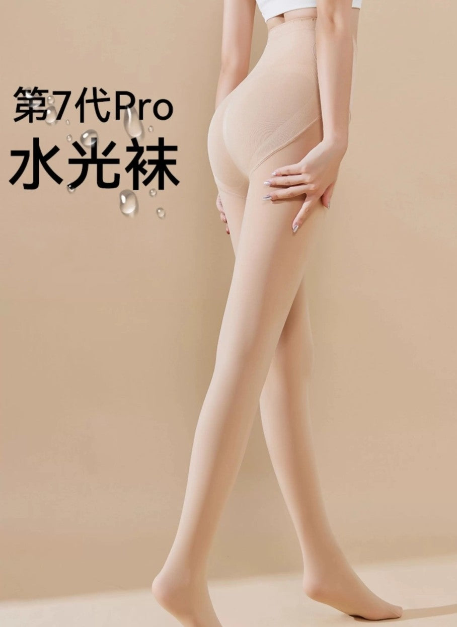 7th-Generation Sheer Fleece-Lined Tights