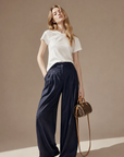 Old Money High-Waisted Wide-Leg Jeans