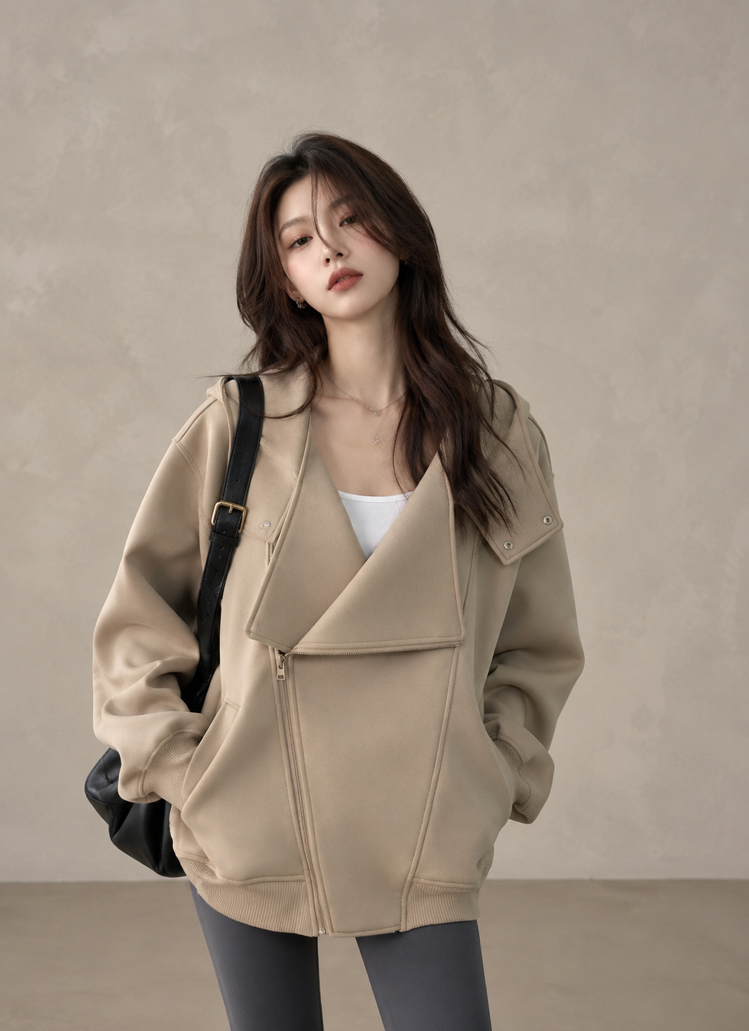 380G Double-Sided Air Layer Oversized Jacket
