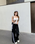 American street style loose cargo pants