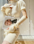 Snowy Whisper Knit Dress