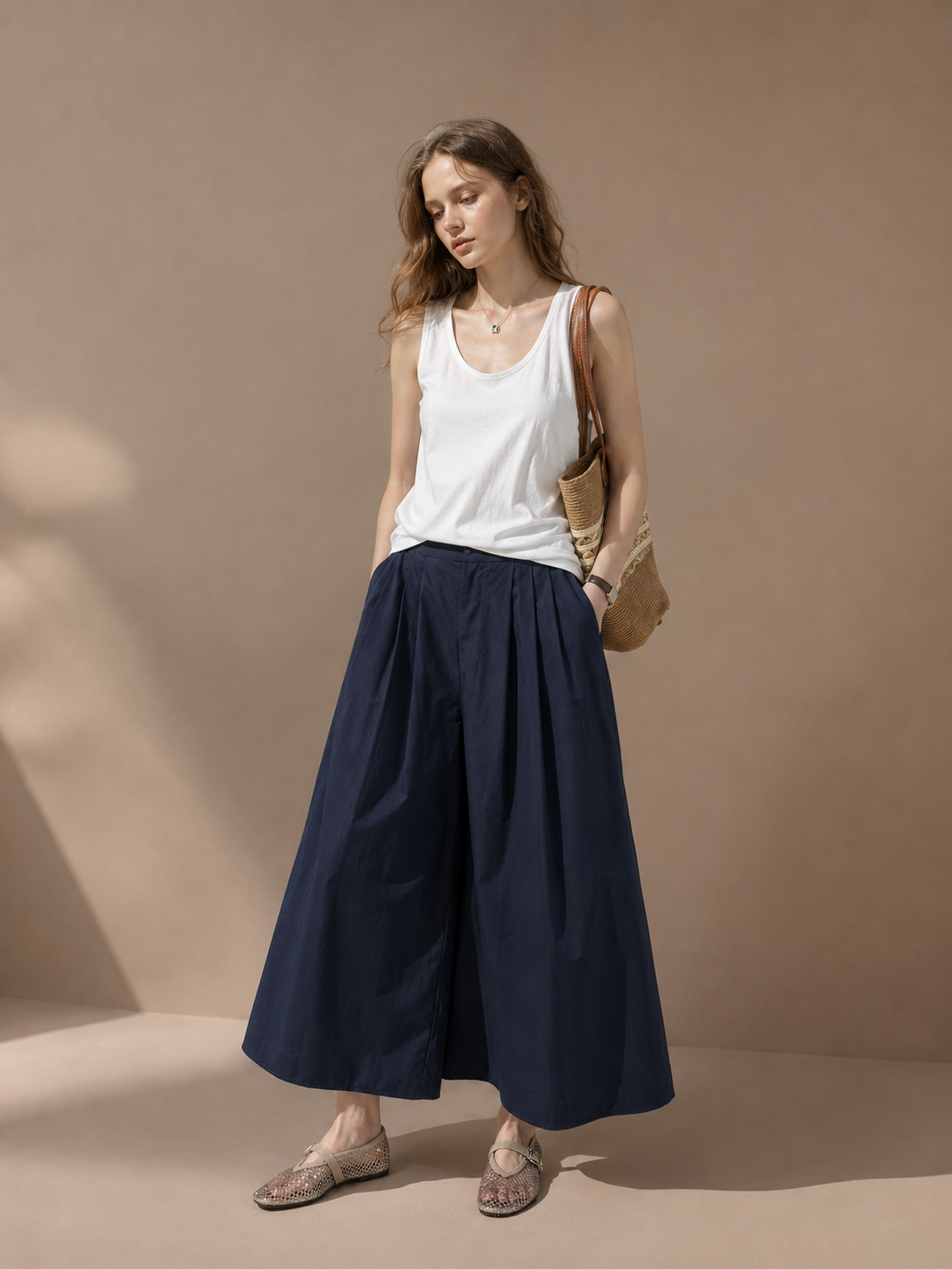 Flattering Wide-Leg Culottes