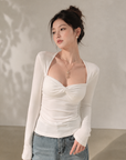 Twist Front Stretch Top
