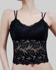 Swallowtail Butterfly Lace Backless Bra