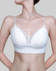 French Lace Latex Cotton Bra