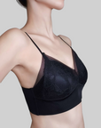 French Lace Latex Cotton Bra