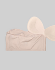 Invisible, Strapless, Front-Clasp Push-Up Bra