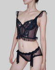 French-style Thin Cup Seductive Camisole Lingerie Set