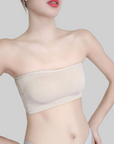 Seamless Strapless Bralette with Bare Sensation and Non-Slip Design