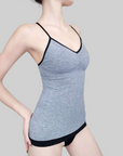 Sculpting Tank Top for Enhanced Bust and Streamlined Silhouette